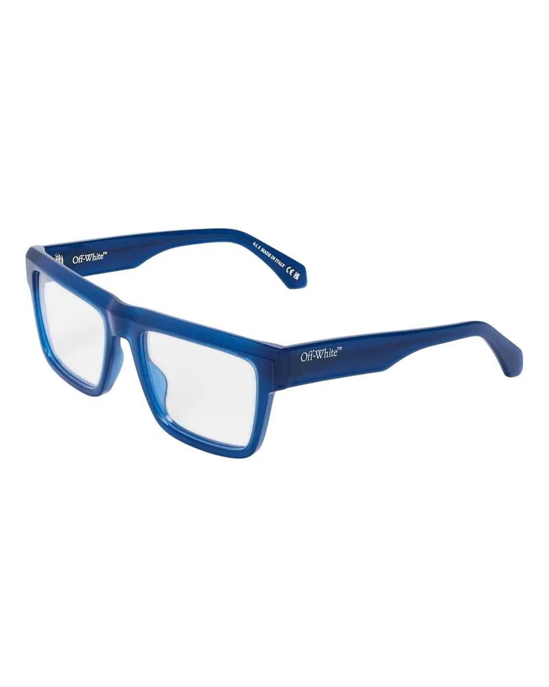 OFF-WHITE Off White - "Style 8l" Sonnenbrille für Herren/Damen Unisex (Blau Blau