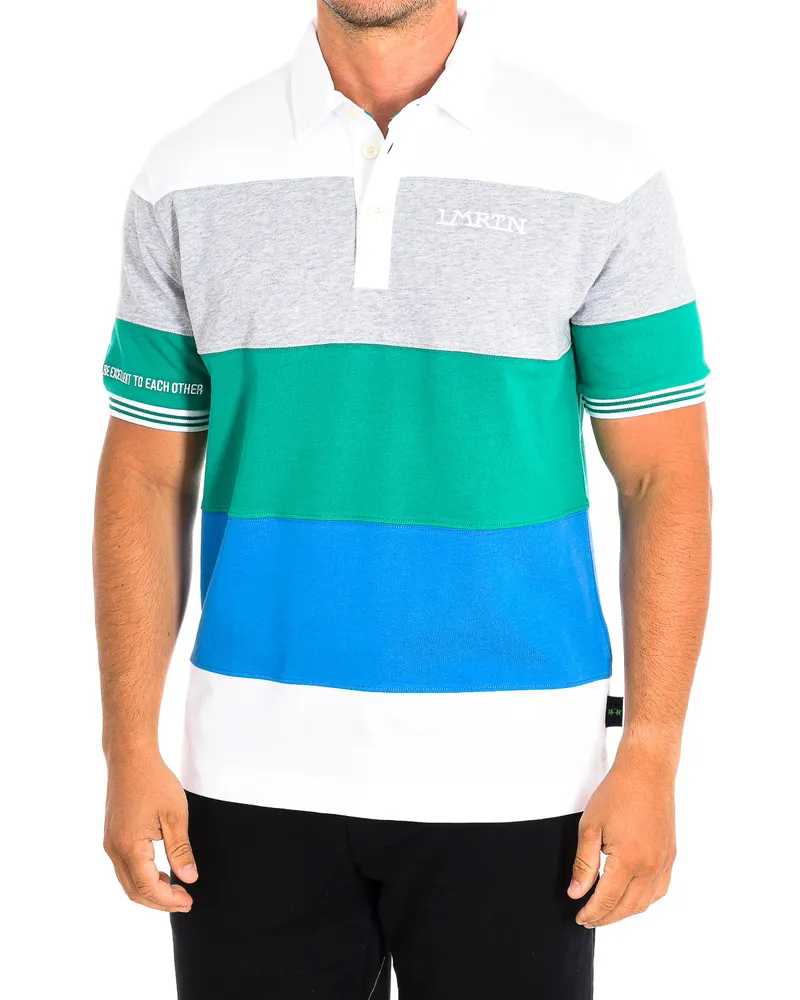 La Martina Polo mit kurzen Ärmeln TMP016-JS303 Mann Mehrfarbig