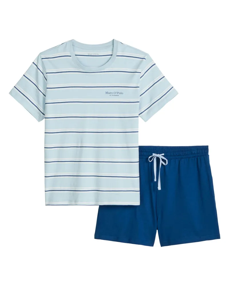 Marc O'Polo Marc O'Polo Herren Pyjama Mix N MatchSchlafanzug, Pyjama Set, Nachtwäsche Hellblau