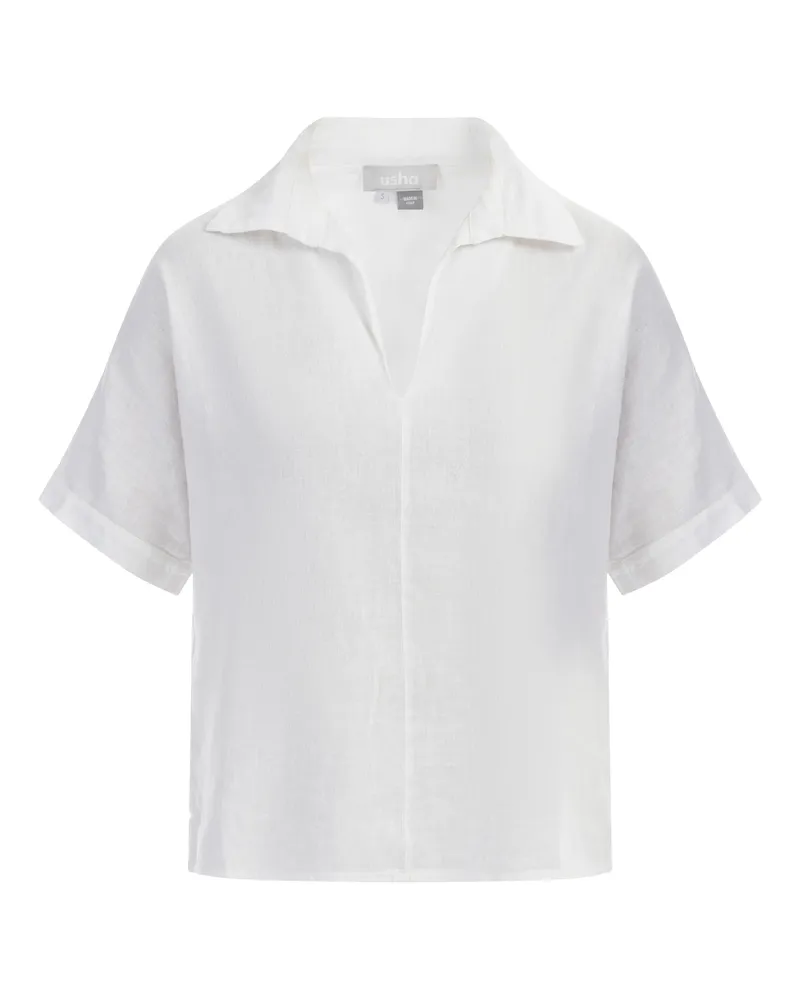 Usha Blusenshirt Damen weiss Weiß