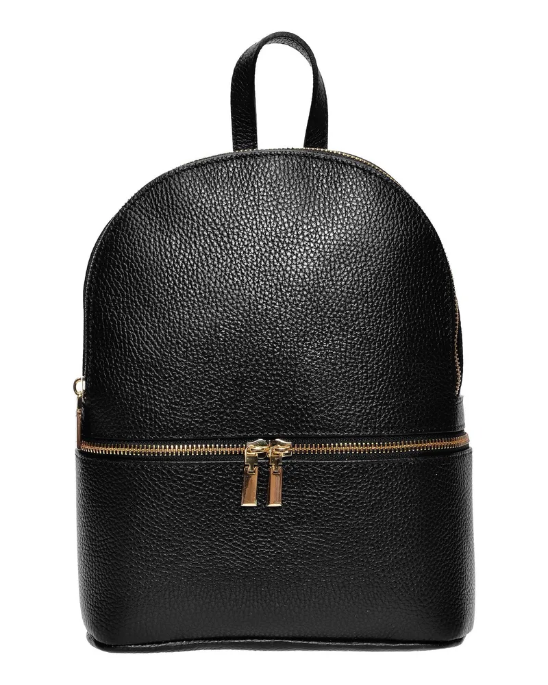 Isabella Rhea Schwarz Rindsledertasche Schwarz