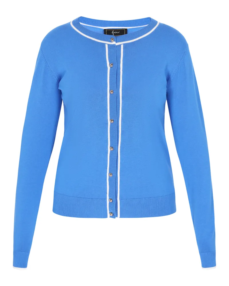 FAINA Strickjacke Frauen Blau Blau