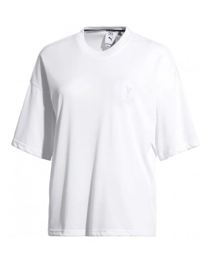 Puma x Selena Gomez Tee Womens Casual T-Shirt Weiß 517811 04 Weiß