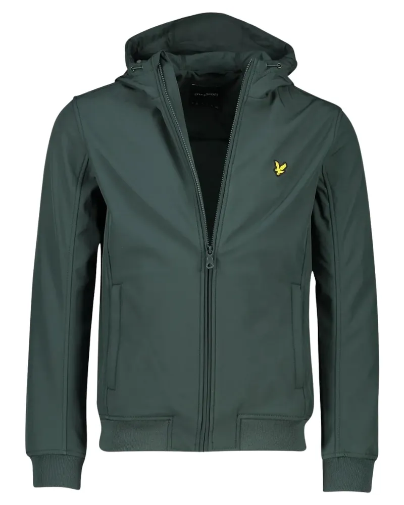 Lyle & Scott Softshelljacke Mit Grünem Fleece-innenfutter Grün