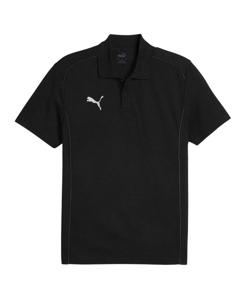Puma Poloshirt für Herren, Piqué (Schwarz Schwarz