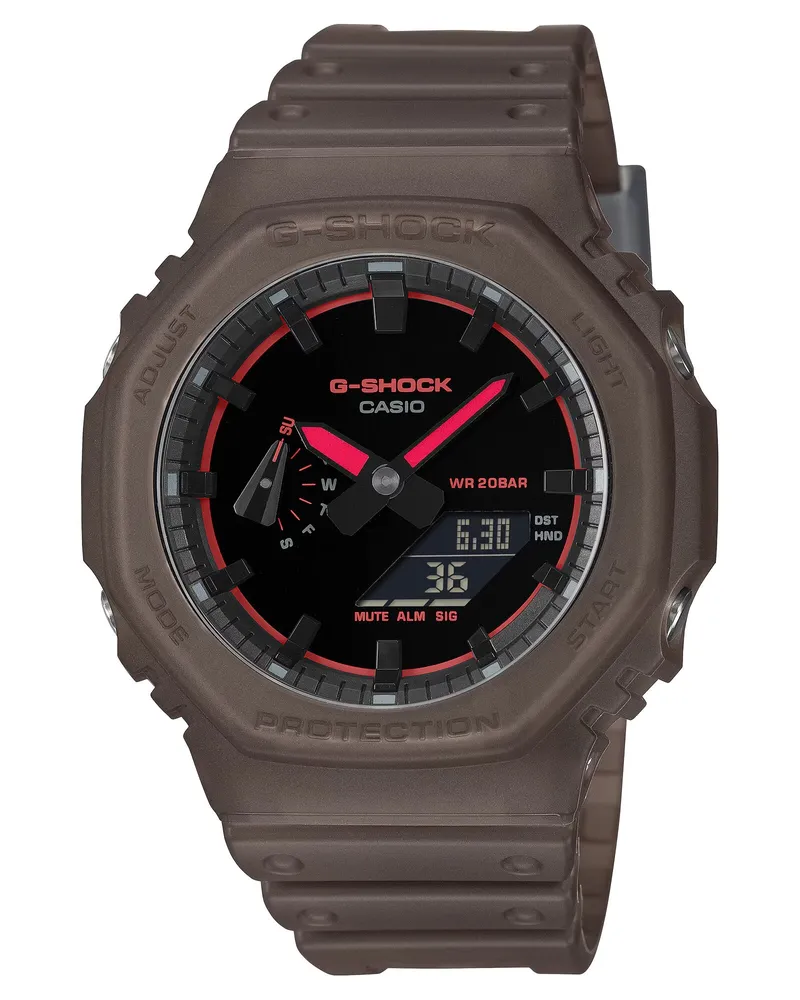 Casio G-shock Braun Unisex Armbanduhr GA-2100K-5AER Braun