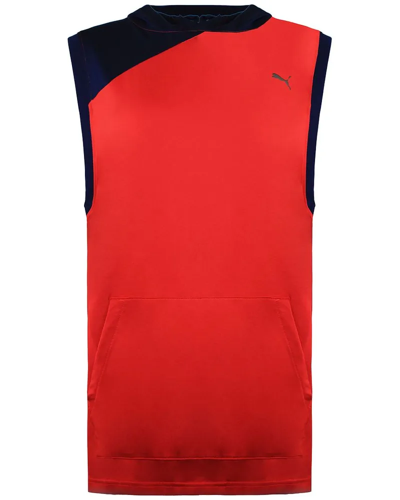 Puma ACE Damen-Kapuzenweste, Rot/Marineblau Rot