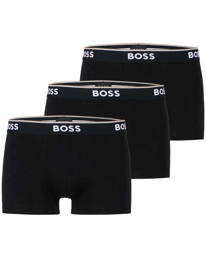 HUGO BOSS Bodywear 3er Pack Power Boxer Shorts - Schwarz Schwarz