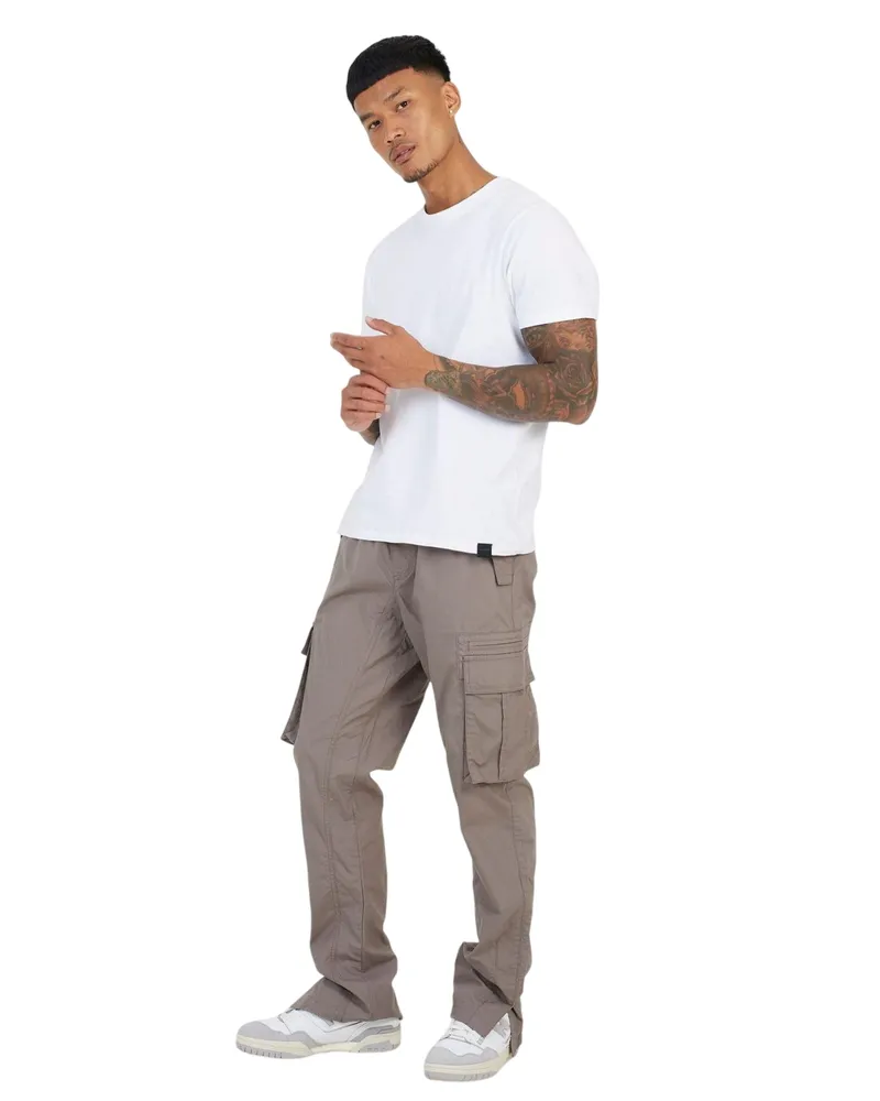 Brave Soul Cargo-Hose für Herren (Braungrau Taupe