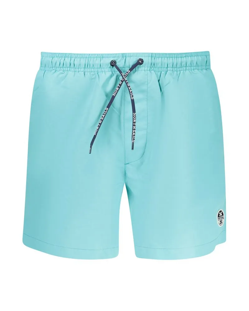 North Sails Azzurro Polyester Herren Schwimm-Boxershorts Blau