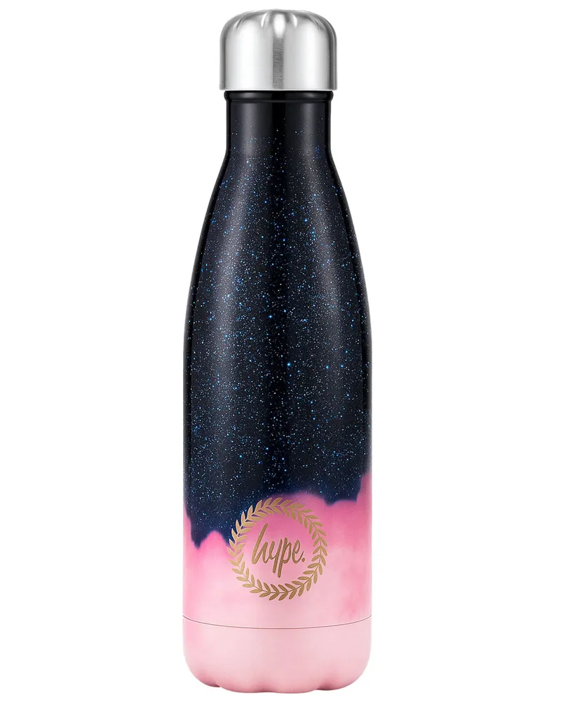 HYPE 500ml Cloud Fade Kinder Wasserflasche Pink/Schwarz Mehrfarbig