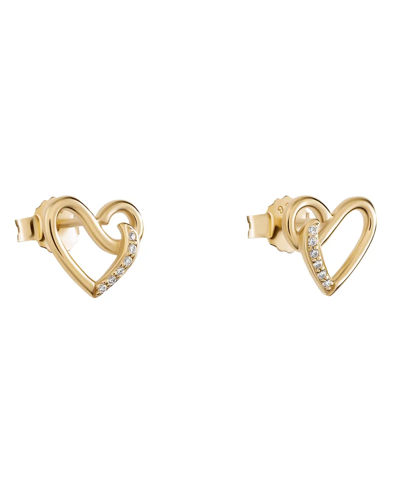 Orphelia Ida' Ohrstecker für Damen aus 925er Sterlingsilber - Gold ZO-7521/G Gold
