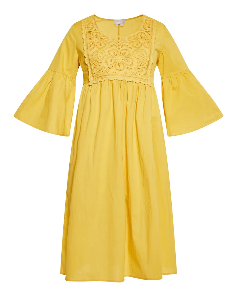 Usha Kleid Damen gelb Gelb