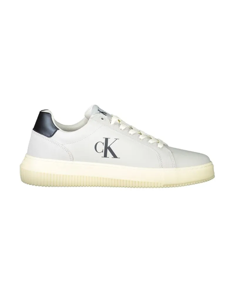 Calvin Klein Polyurethan Herren-Sneaker - Weiß Weiß
