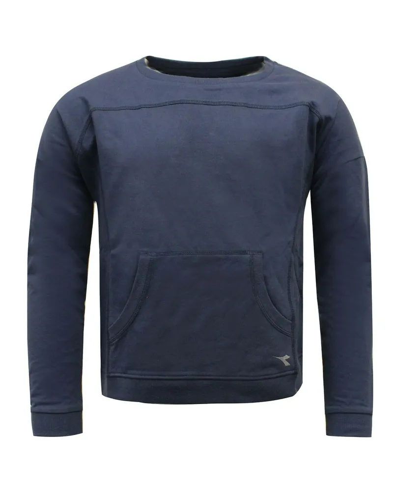Diadora Womens Navy Pullover Blau