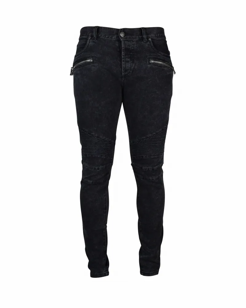 Balmain Jean Skinny Schwarz Schwarz