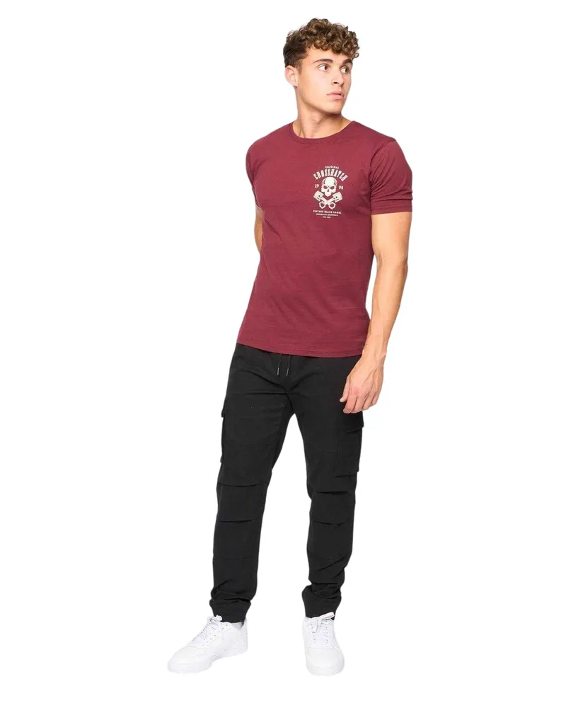 CrossHatch Pendles" Cargo-Hose für Herren (Schwarz Schwarz