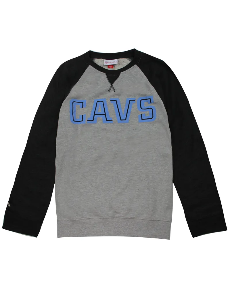 Mitchell & Ness Cleveland Cavaliers NBA Turf Fleece Herren Top Grau