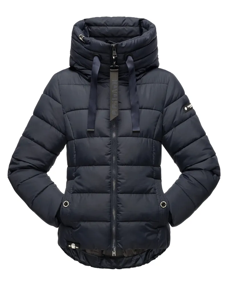 NAVAHOO Damen Steppjacke Amayaa – Elegant & Leicht Gefüttert Blau