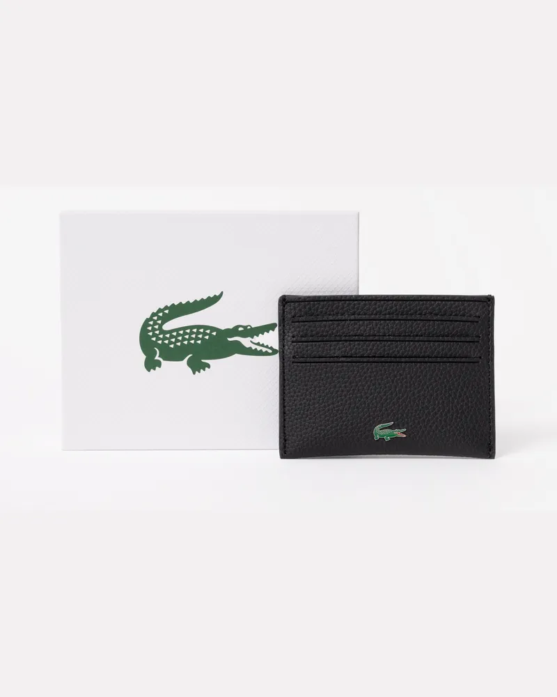 Lacoste Kartenhalter-Geldbörse, Schwarz Schwarz