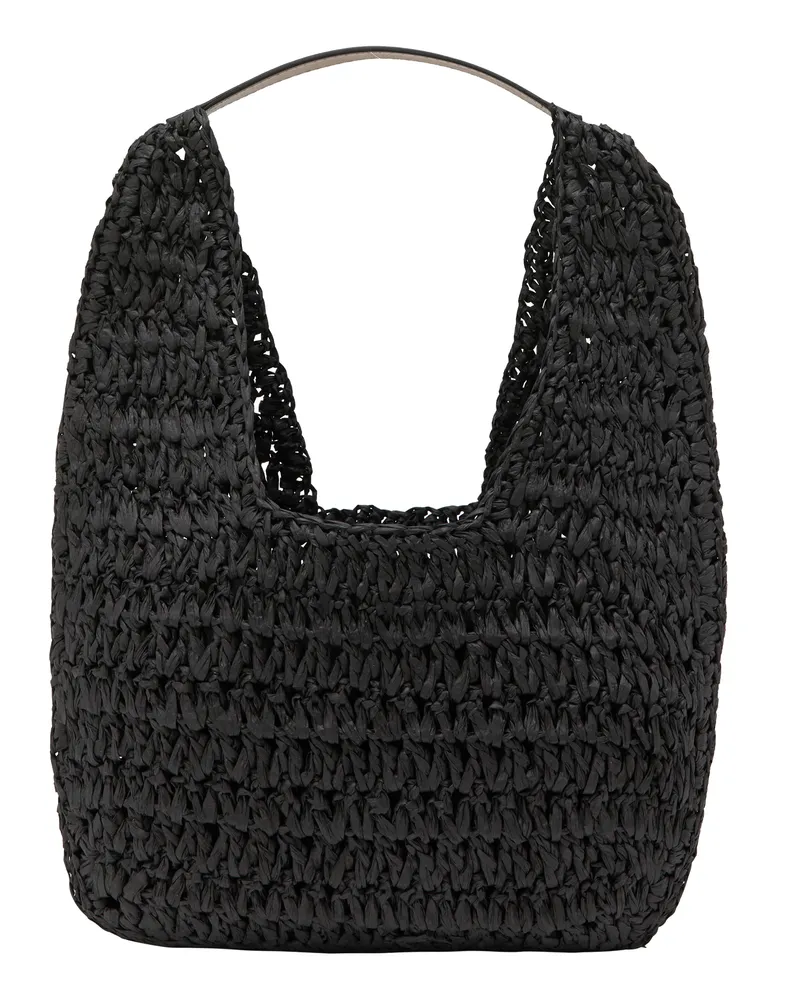 IZIA Handtasche Handtasche Frauen Schwarz Schwarz
