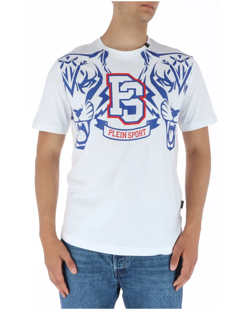 Philipp Plein Tigerkopf T-Shirt im lässigen Stil Weiß