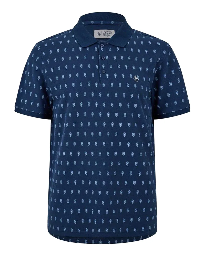 Original Penguin Minimal" Poloshirt für Herren, Regulär (warmes Blau Blau