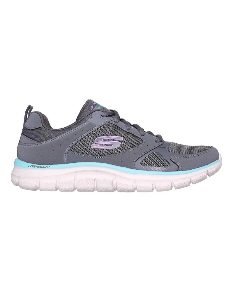 Skechers Track" Sneaker für Damen (Holzkohle/Aquablau Anthrazit