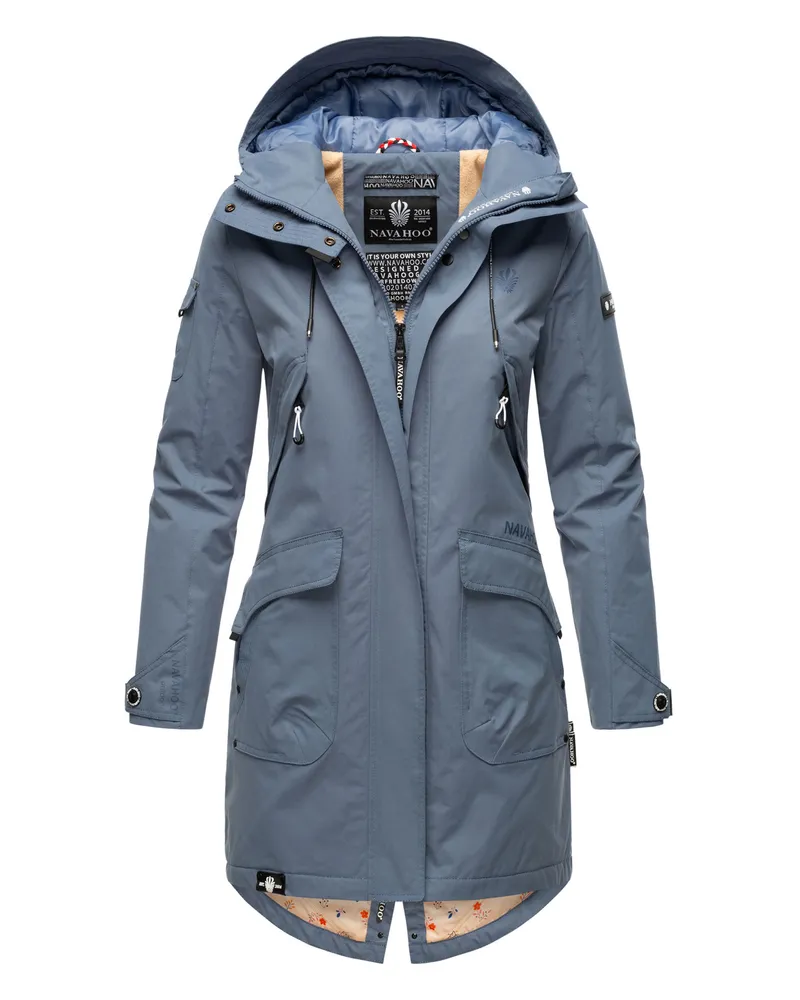 NAVAHOO Parka Pfefferschote, leicht und funktional - Blau Blau