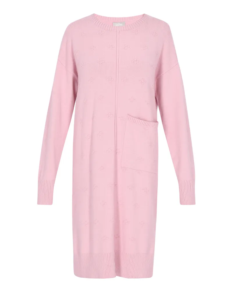Usha Kleid Damen Hellviolett Melange Hellrosa