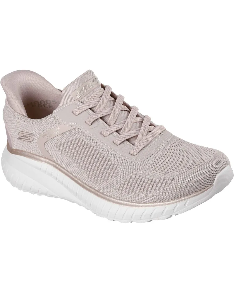 Skechers BOBS Sport Squad Chaos Textil Damen Sneakers Natur/Gold Standard Natur
