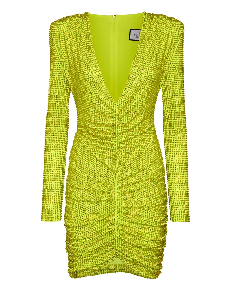 Philipp Plein Minikleid Gelb