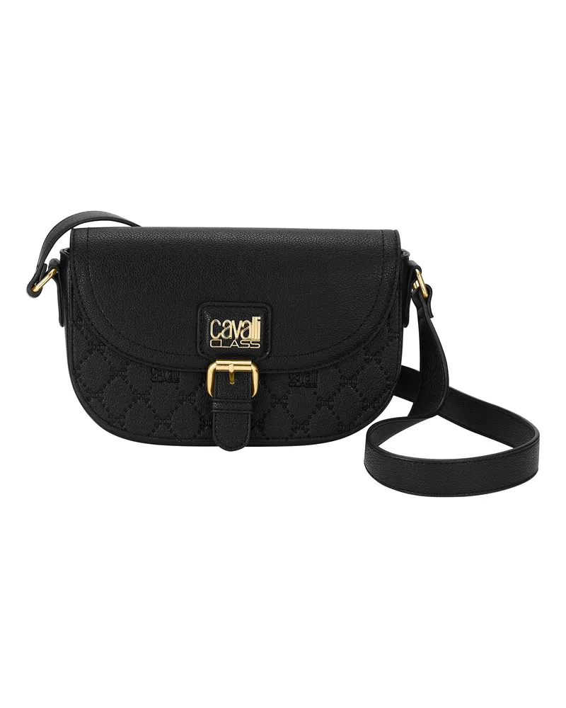 Roberto Cavalli Damen-Umhängetasche CCHB0200 Schwarz