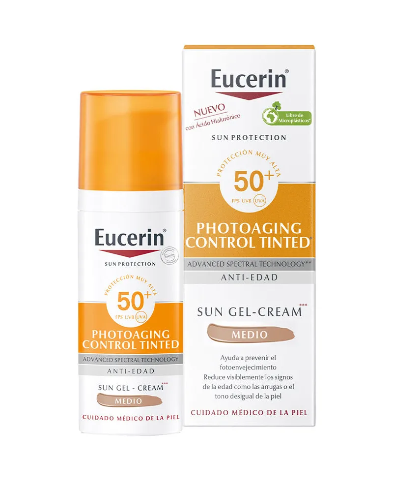 Eucerin Sonnenschutz Photoaging Gel-creme Lsf50+ #mittel 50 ml 