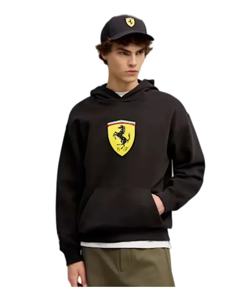 Puma Scuderia Ferrari Sweatshirt für Herren - Schwarz Schwarz