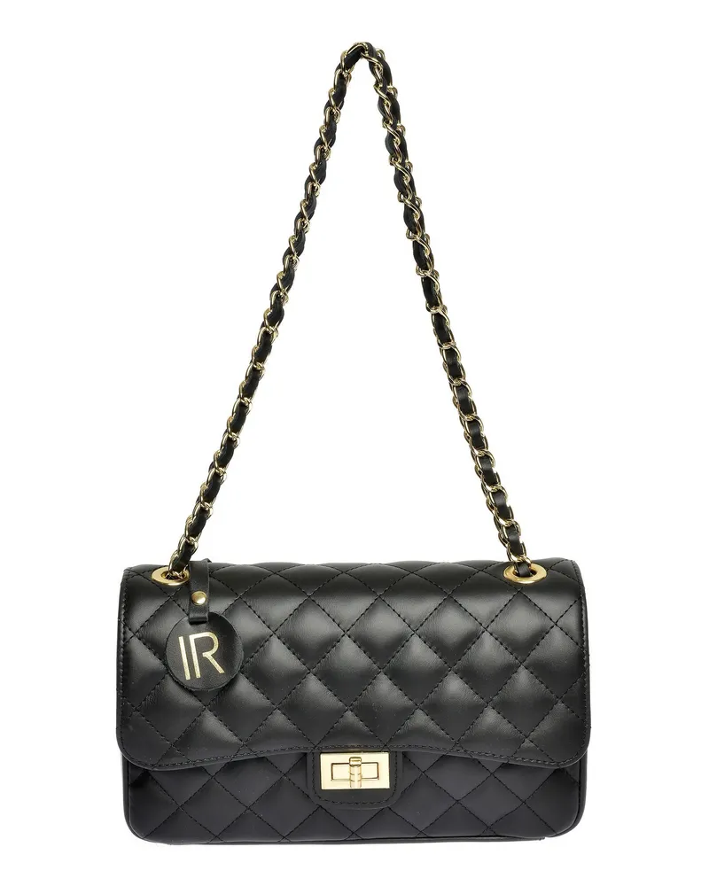 Isabella Rhea Schwarz Rindsledertasche Schwarz