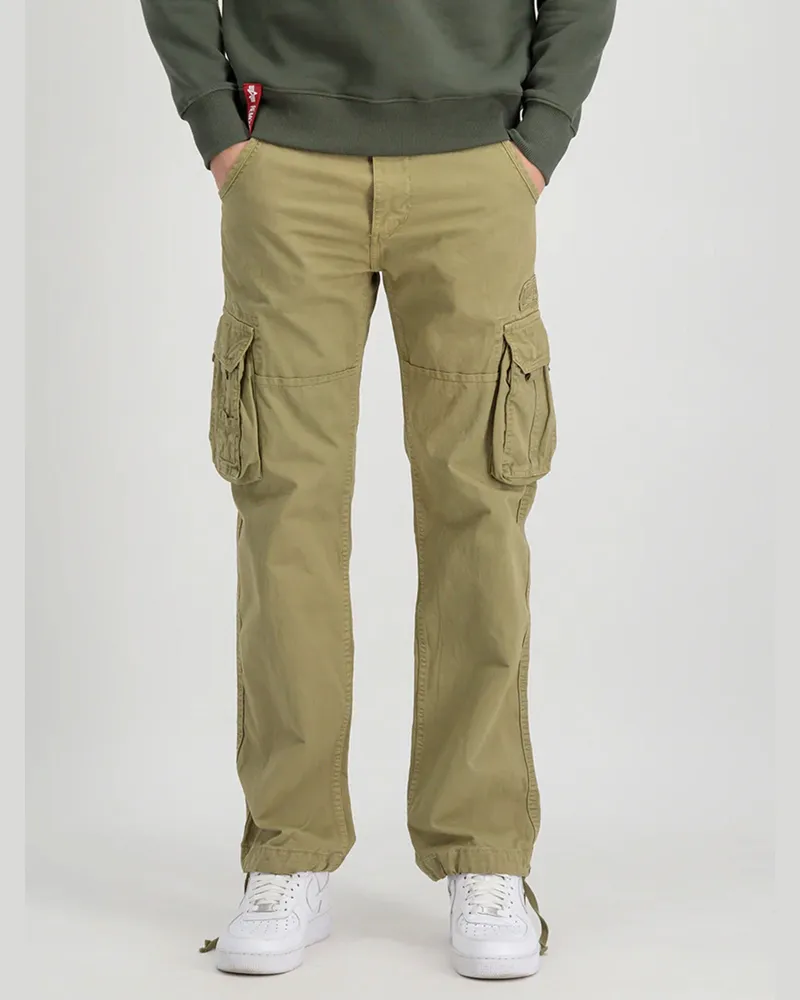 Alpha Industries Herren  Jet Pant in Oliv Oliv
