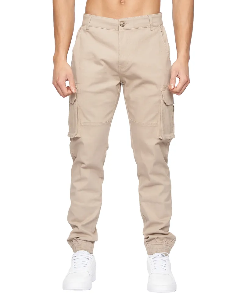 CrossHatch Frentons" Cargo-Hose für Herren (Steinfarben Steingrau