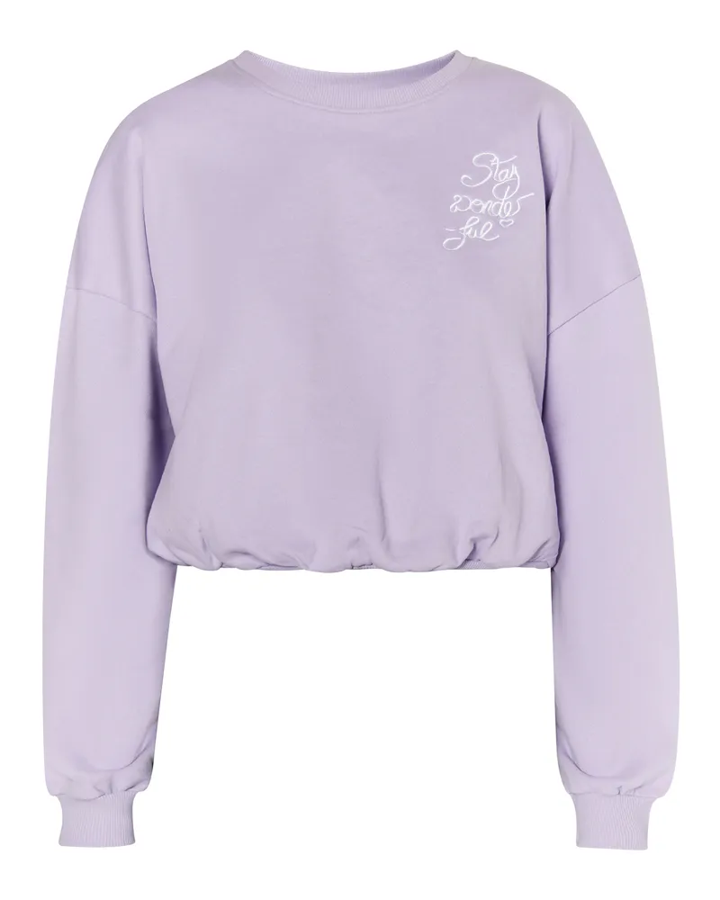 My Mo Sweatshirt kurz Damen violett Violett
