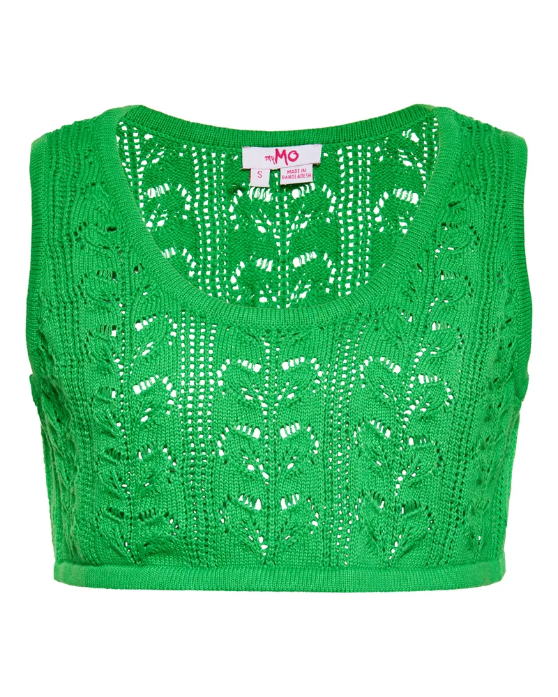 My Mo Crop-Top Damen grün Grün
