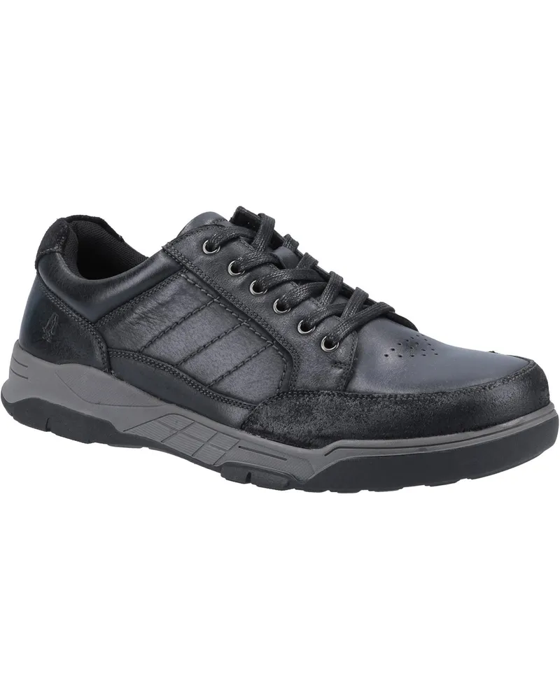 Hush Puppies Herren Finley Lederschuhe (Schwarz Schwarz