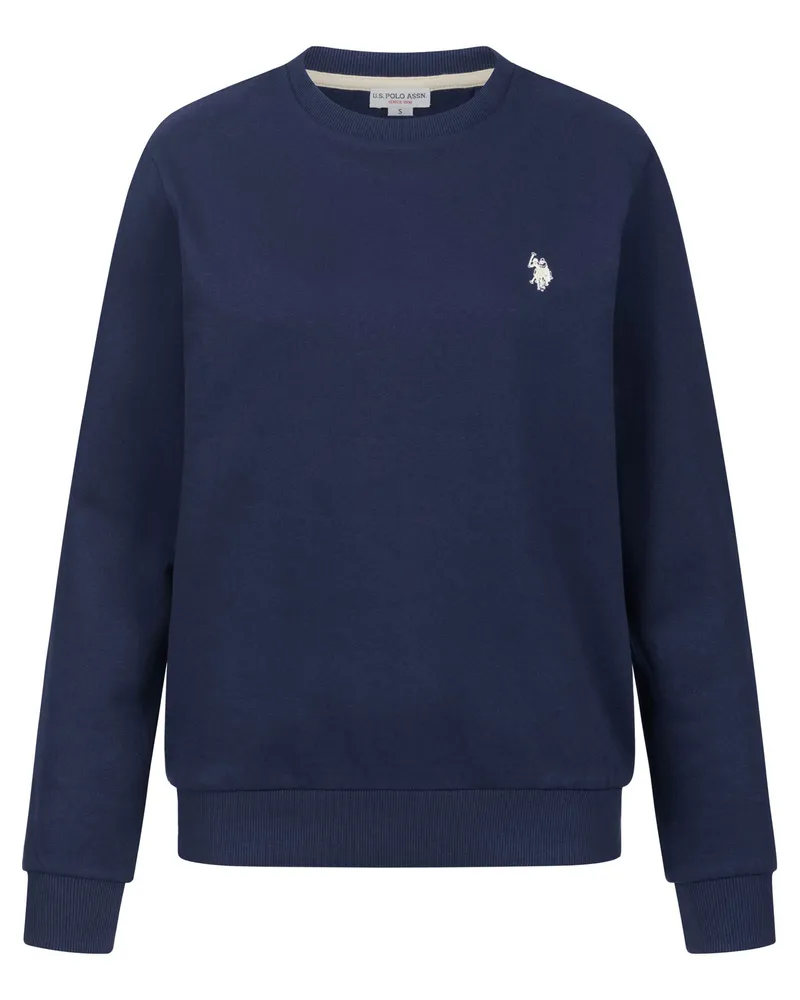 U.S. Polo Assn.  Damen Sweatshirt Pullover USZoee aus Baumwollmix Blau