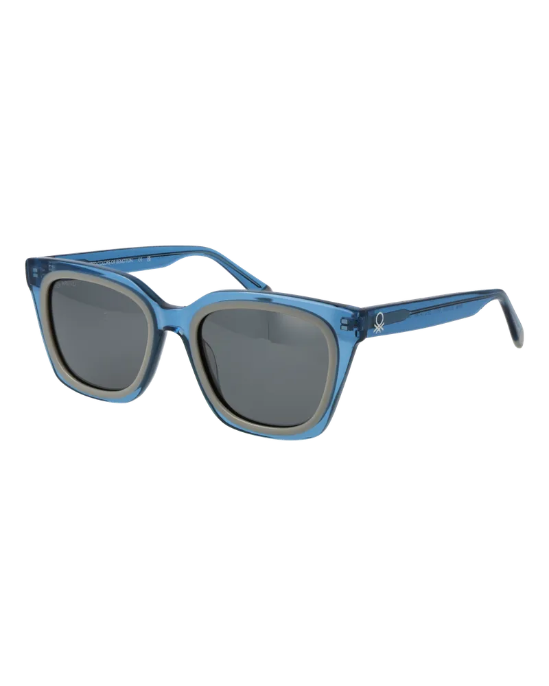 Benetton BE5086 Sonnenbrille, Größe 52 - Blau Blau