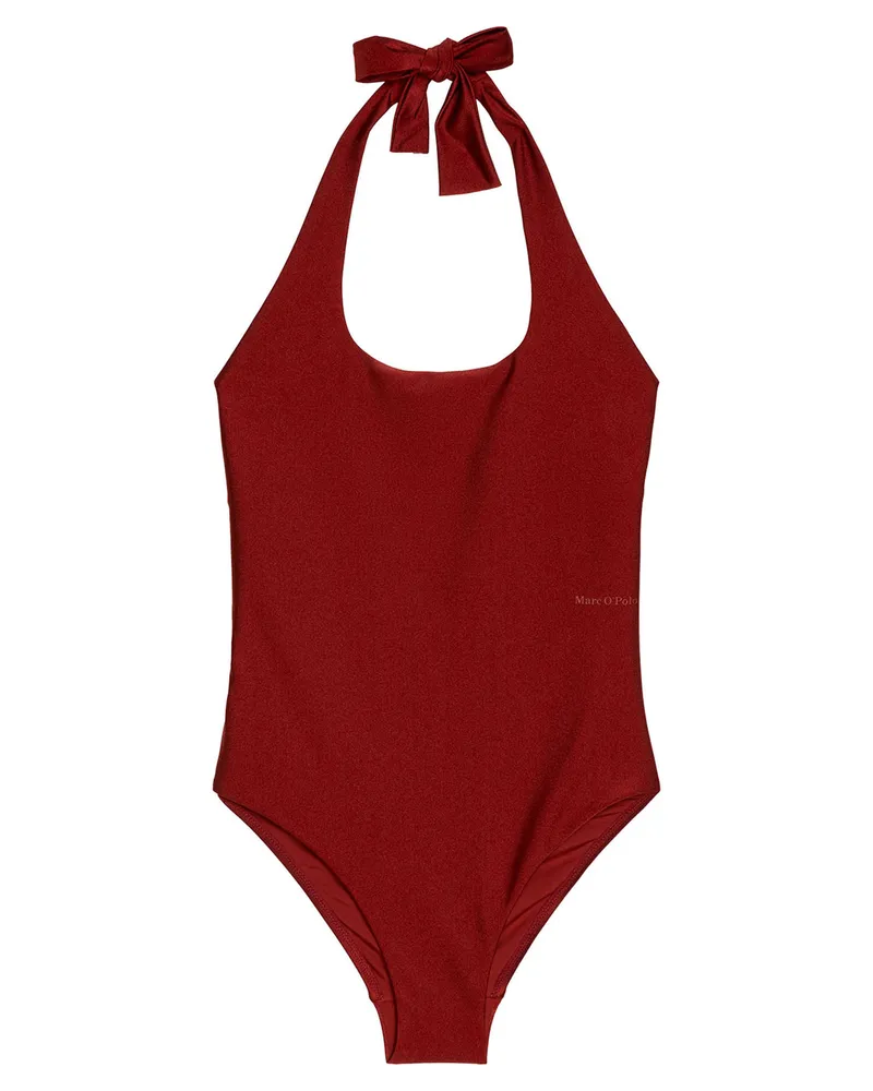 Marc O'Polo Marc O'Polo Damen Badeanzug ShinySchwimmanzug, Einteiler, Bademode Bordeaux