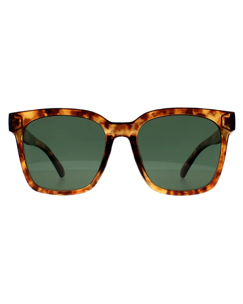 Montana Sonnenbrille MP72 D Glänzend Havanna Weich Demi Grün Polarisiert Braun