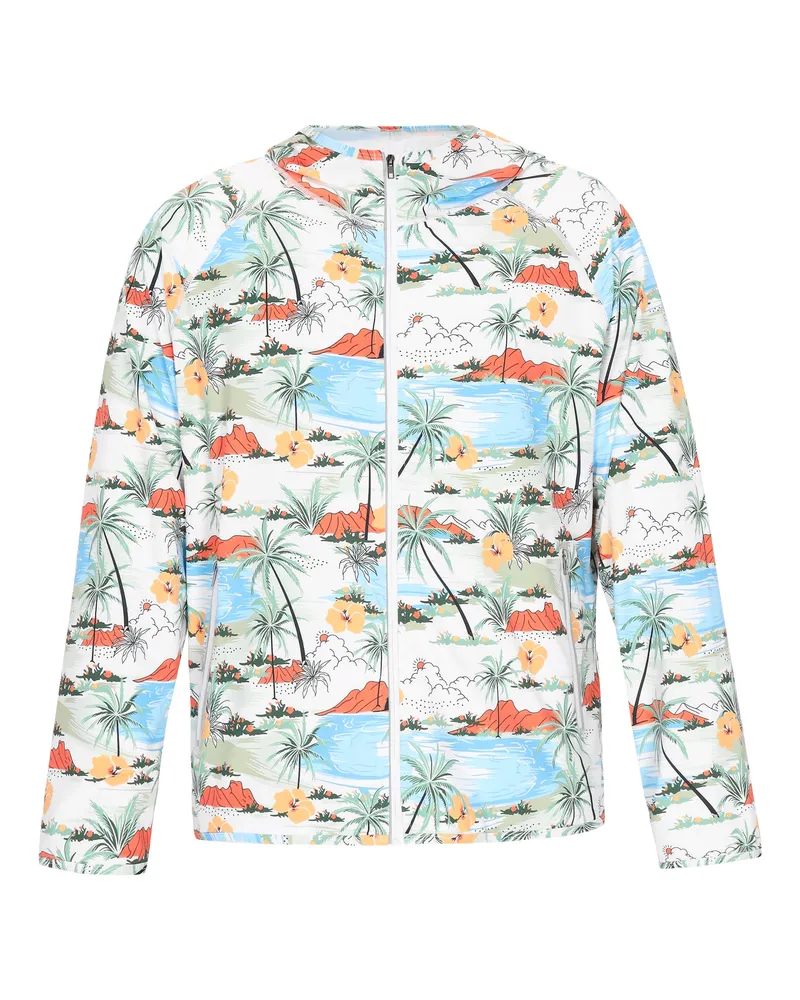 My Mo Jacke Männer cremeweiß mehrfarbig Wollweiß