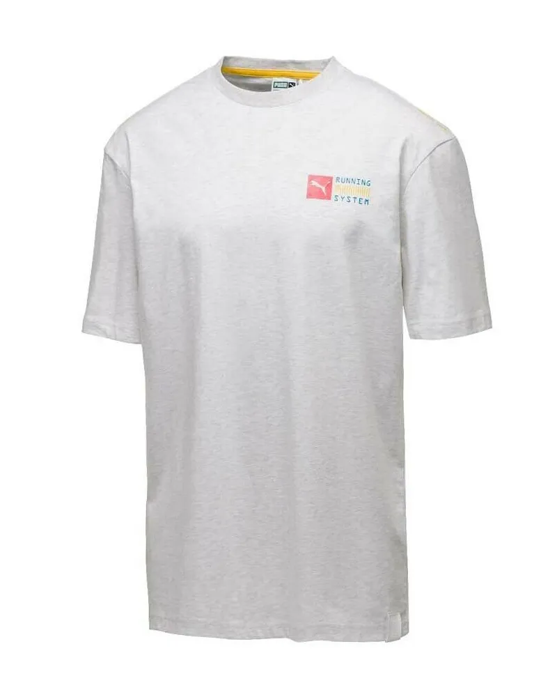 Puma RS-0-Kapselstraße graues T-Shirt-Herren Weiß
