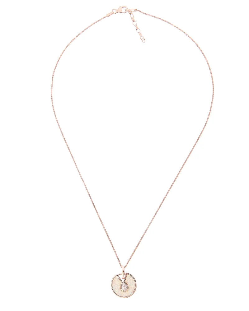 Orphelia Emmila' Damenkette mit Anhänger aus 925er Sterlingsilber, Rosé, ZH-7287 Rosé