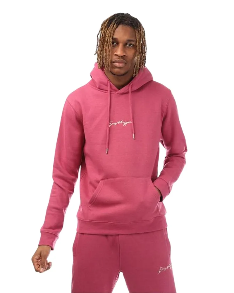 HYPE Kapuze mit Kordelzug für Herren, Regulär (Pink Rosa