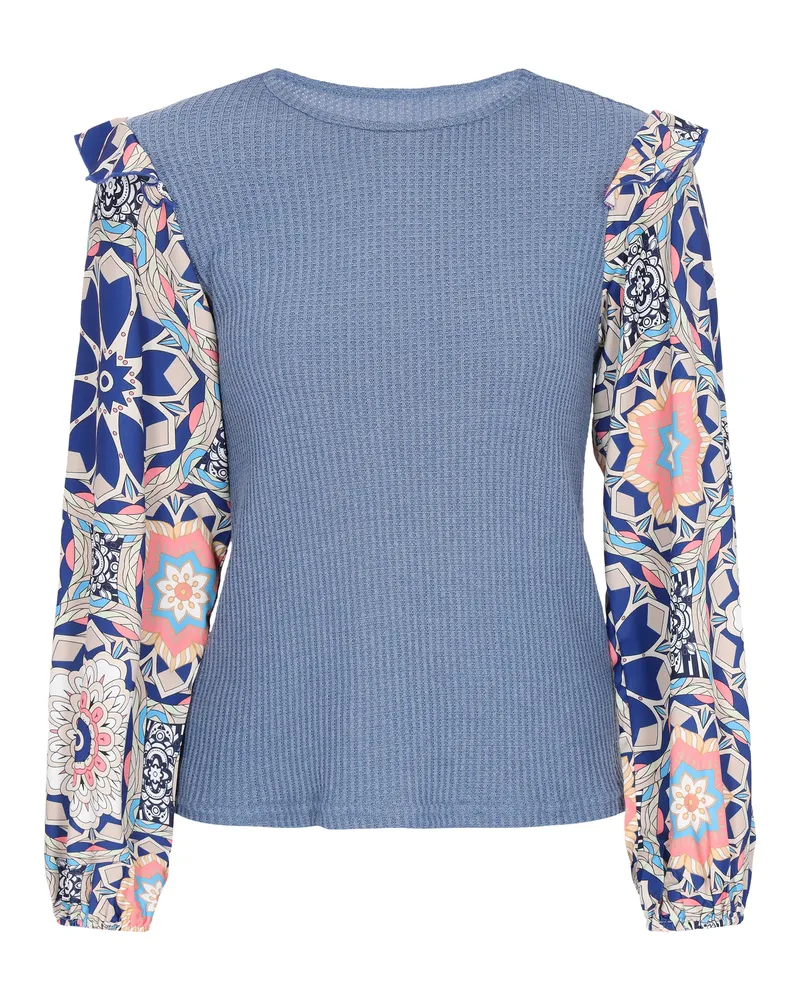FAINA Bluse Frauen Blau Blau